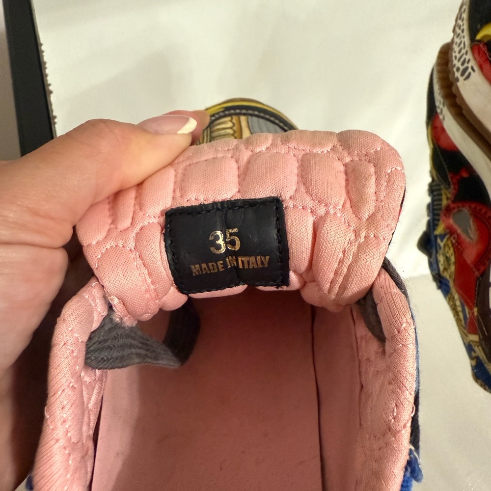 Versace Vibrant Patterned Sneakers - image 4